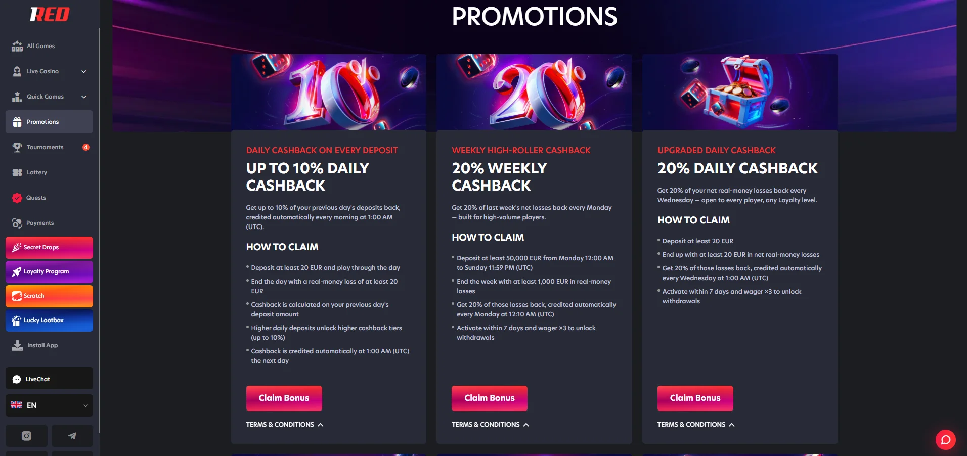 1Red Promotions