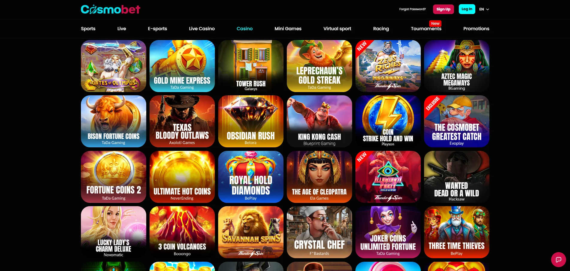 Cosmobet Slots