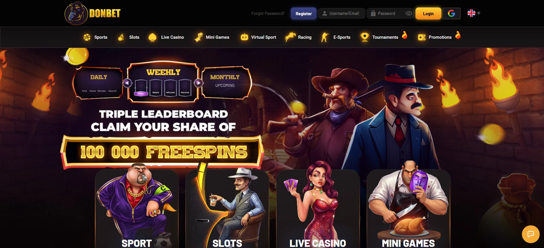 Donbet Homepage
