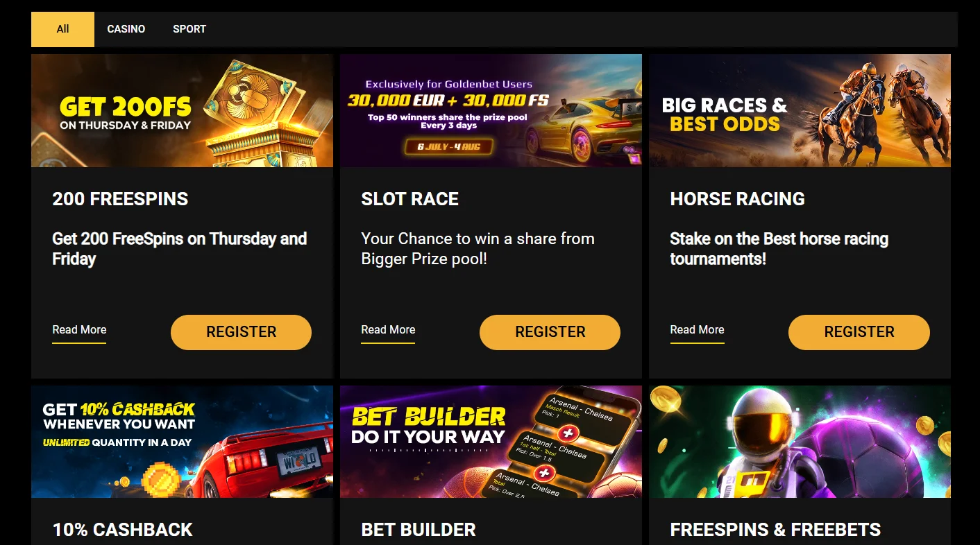 Goldenbet Casino Promotions