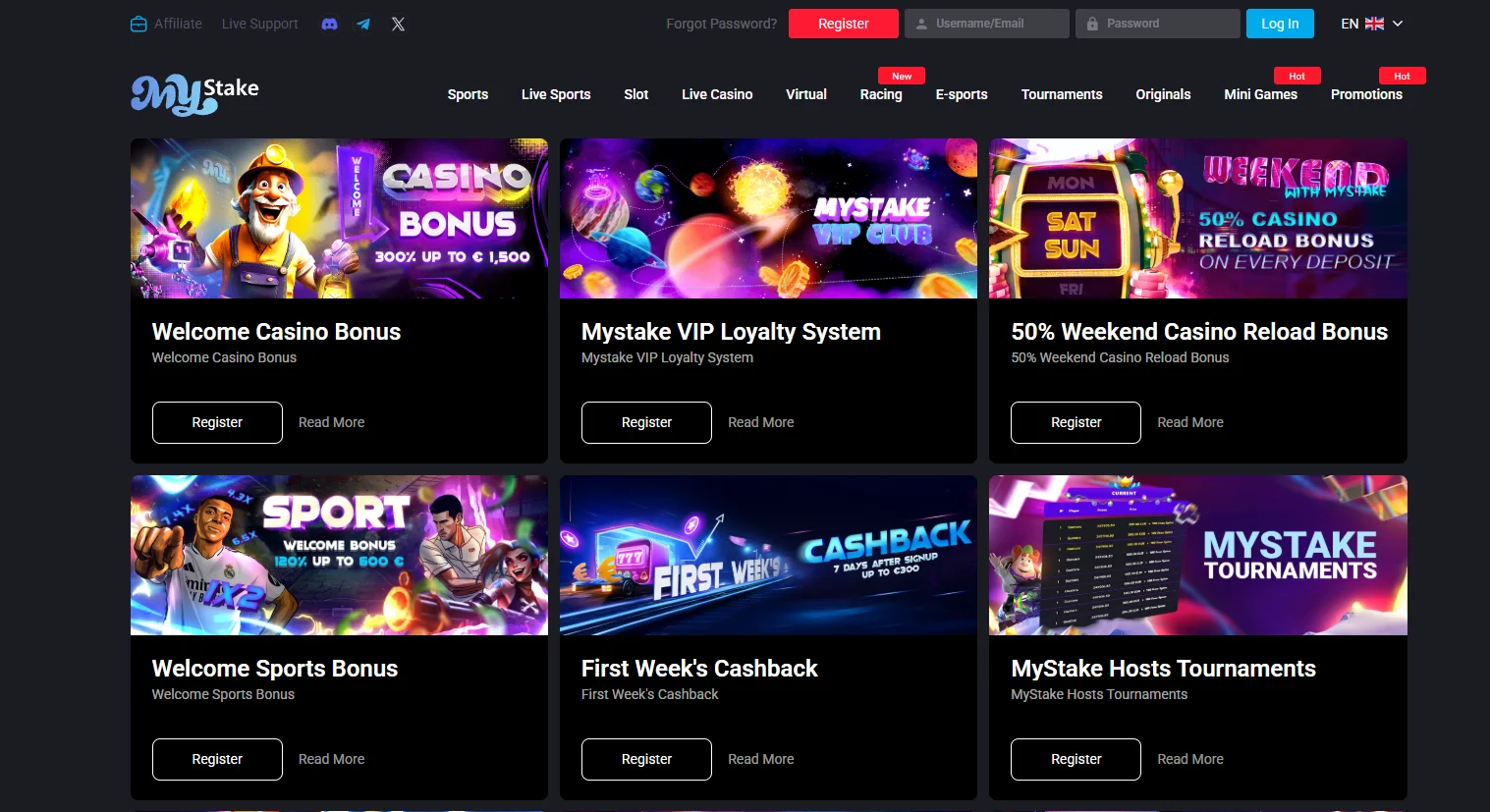 Promotions at MyStake