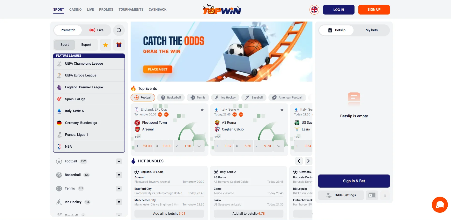 Top Win Casino Sportsbook